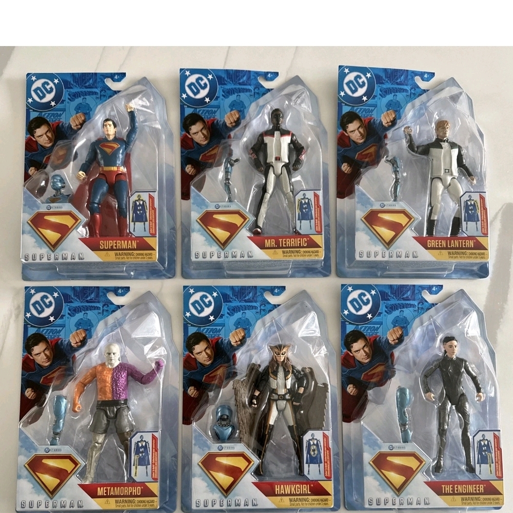 DC Comics Superhero Action Figure Collection. Build a Figure.